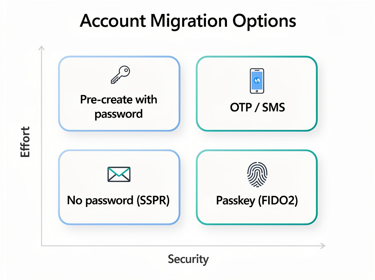 Account migration options