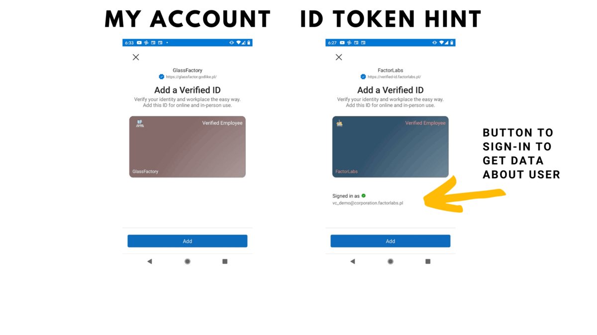 Issue Verified Employee Wallet